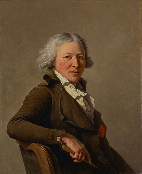 Portrait of the Sculptor Roland, 1797 (oil on canvas)