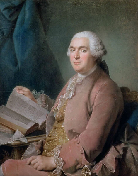 Portrait of a seated gentleman with a book