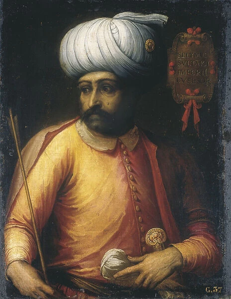 Portrait of Selim I, c. 1550 (oil on canvas)