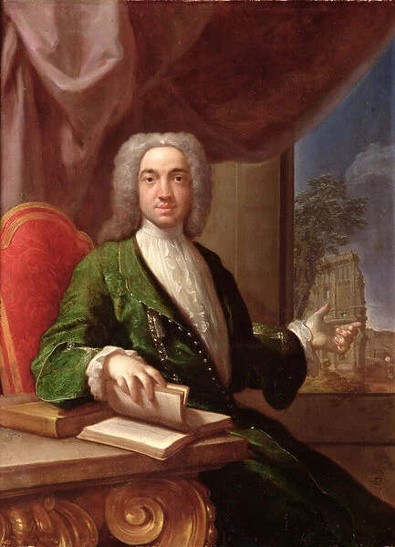 Portrait of Sir Edward Gascoigne, 6th Baronet, 1724 (oil on canvas)