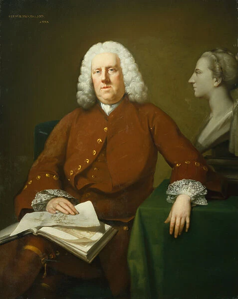 Portrait of Sir Frederick Frankland, 1755 (oil on canvas)