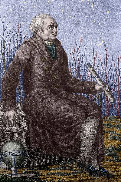 Portrait of Sir Friedrich Wilhelm Herschel (engraving)