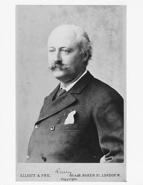 Portrait of Sir Hubert Parry (1848-1918) (b  /  w photo)