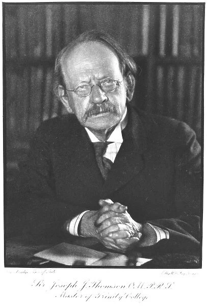 Portrait of Sir Joseph John Thomson (1856-1940), c. 1920-30 (b  /  w photo)