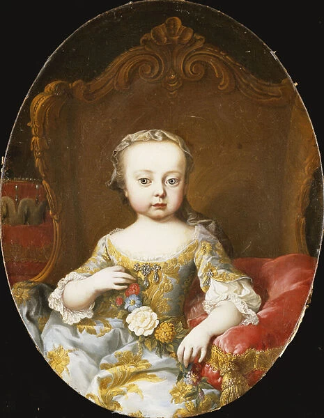 Portrait of His Sister, the Archduchess Maria Christine, Seated, Three-Quarter Length