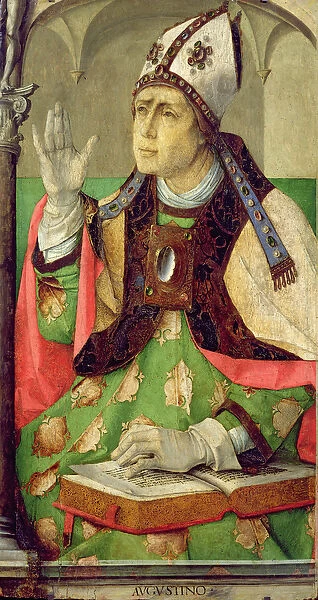 Portrait of St. Augustine, c. 1475 (oil on panel)