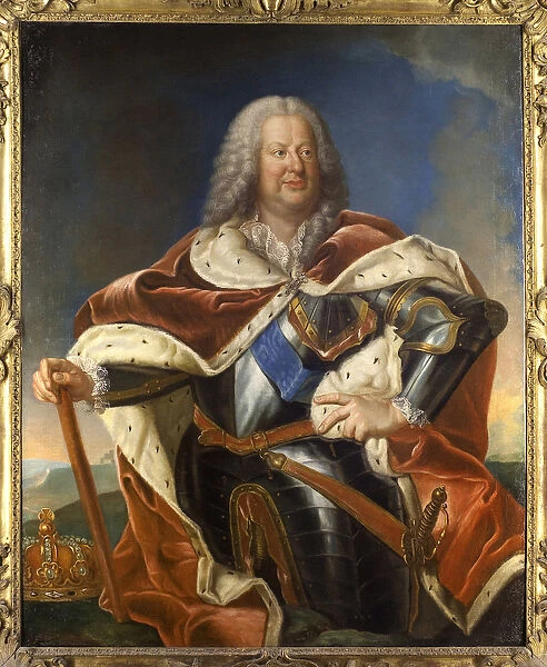 Portrait of Stanislas Leszczynski (Leszczinski, 1677-1766), king of Poland