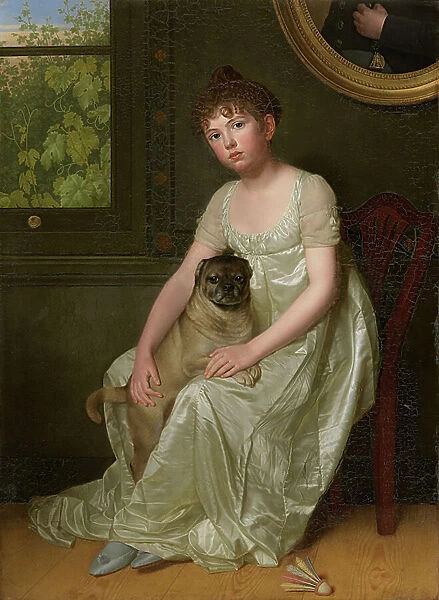 Portrait of Sylvie de la Rue (oil on canvas)