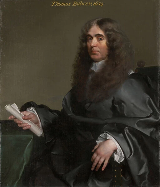 Portrait of Thomas Bulwer, 1654 (oil on canvas)