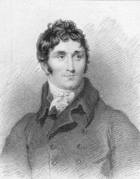 Portrait of Thomas Campbell, 1815 (engraving) (b  /  w photo)
