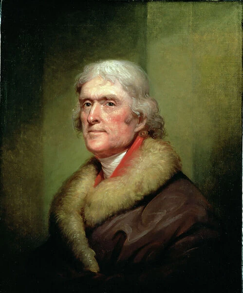 Portrait of Thomas Jefferson, 1805 (oil on canvas)