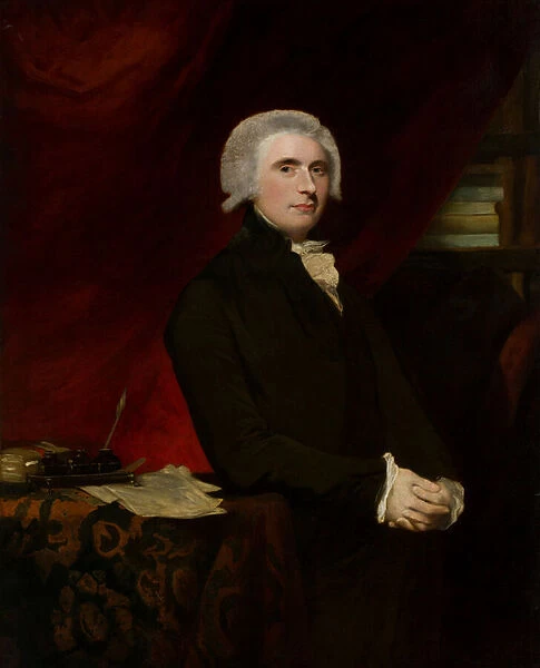 Portrait of Thomas, Lord Erskine (1750-1823) in his Library (oil on canvas)