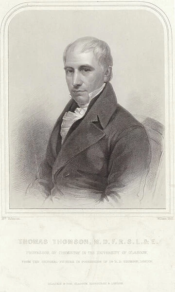 Portrait of Thomas Thomson (engraving)