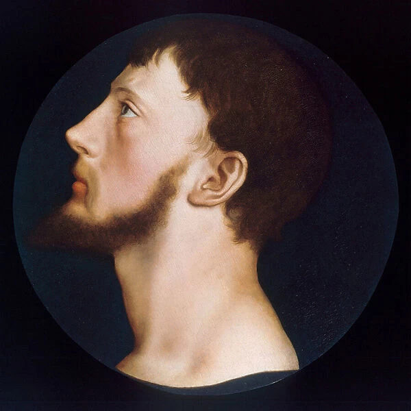 'Portrait de Thomas Wyatt le Jeune (1521-1554) chef de la revolte dite de Wyatt Peinture de Hans Holbein le jeune(1497-1543) vers 1541 Collection privee