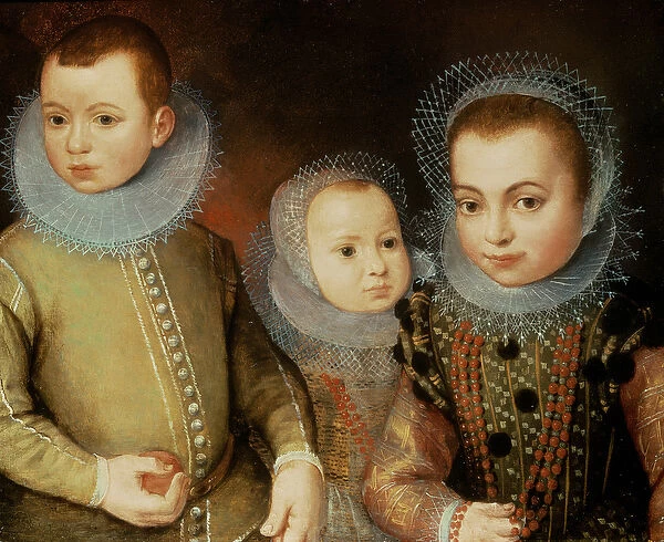 Portrait of Three Tudor Children