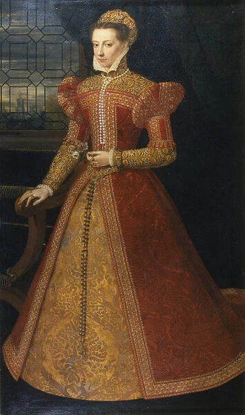Portrait of an unknown lady, c. 1575 (oil on canvas)