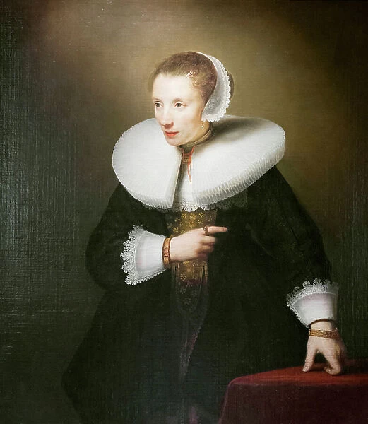 Portrait of an unknown woman, 1642-44 (oil on canvas)