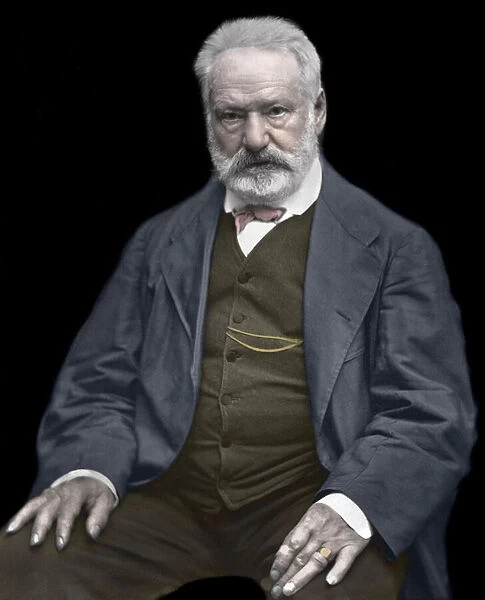 Portrait of Victor Hugo (1802-1885), French writer and poet