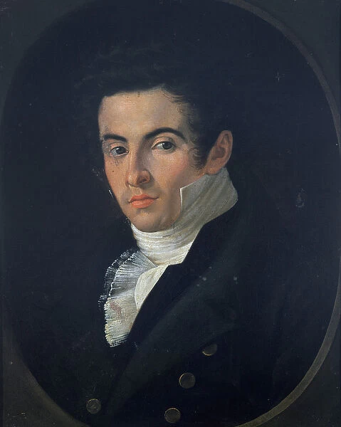 Portrait of Vincenzo Bellini (oil on canvas)