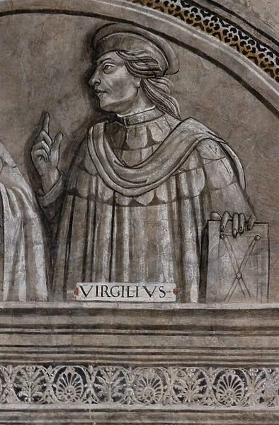 Portrait of Virgil, 1501-03 (monochrome fresco)