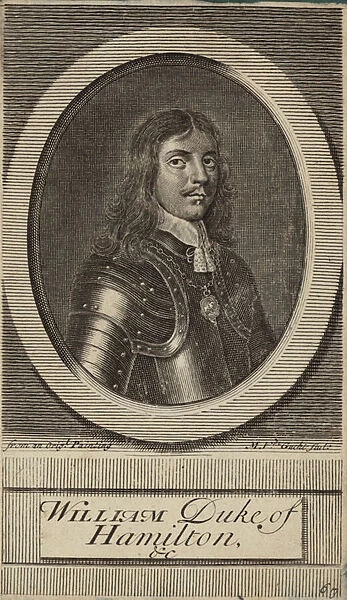 Portrait of William Hamilton, Duke of Hamilton (engraving)