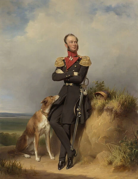Portrait of William II, King of the Netherlands, 1839 (oil on canvas)