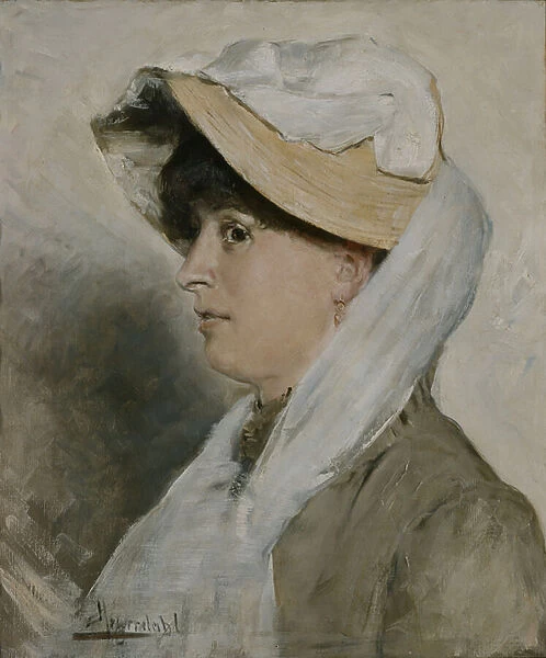 Portrait of a Woman, 1896 (oil on canvas)