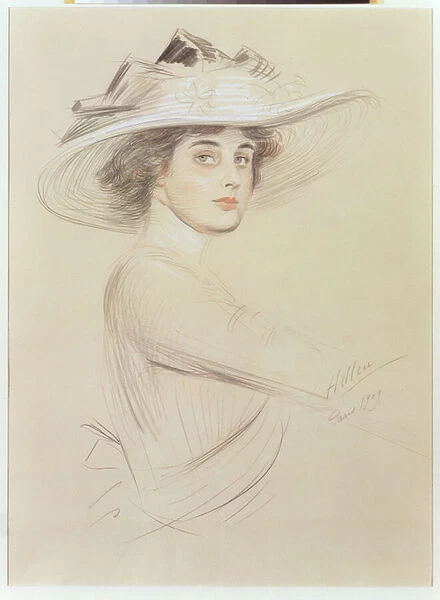 Portrait of a Woman, 1909 (pencil on paper)