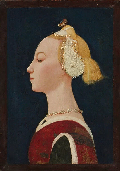 Portrait of a Woman, c. 1450 (tempera and gold on canvas, transferred on wood)
