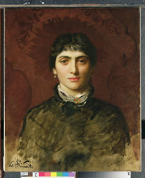 Portrait of a Woman with Dark Hair, 1884 (oil on canvas)