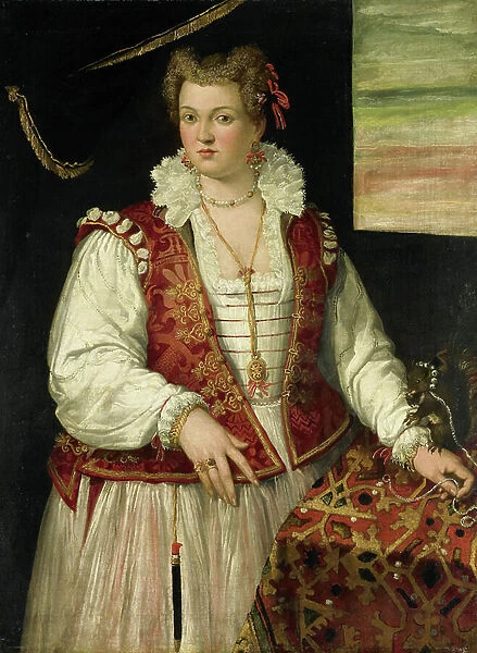 Portrait of a Woman with a Squirrel, 1565-75 (oil on panel)
