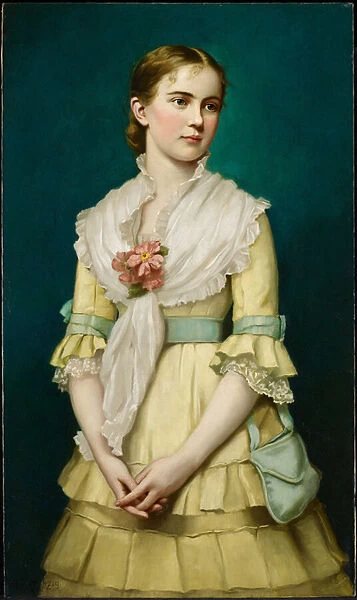Portrait of a Young Girl, 1881 (oil on canvas)