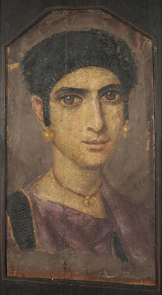 Portrait of a young lady, from Fayum, 2nd century AD (tempera on panel)