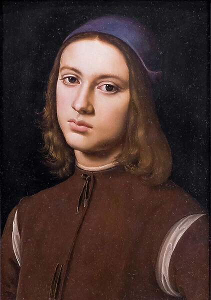 Portrait of a young man, 1494 circa, (oil on panel)