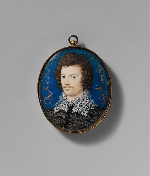 Portrait of a Young Man, 1588 (vellum laid on card)