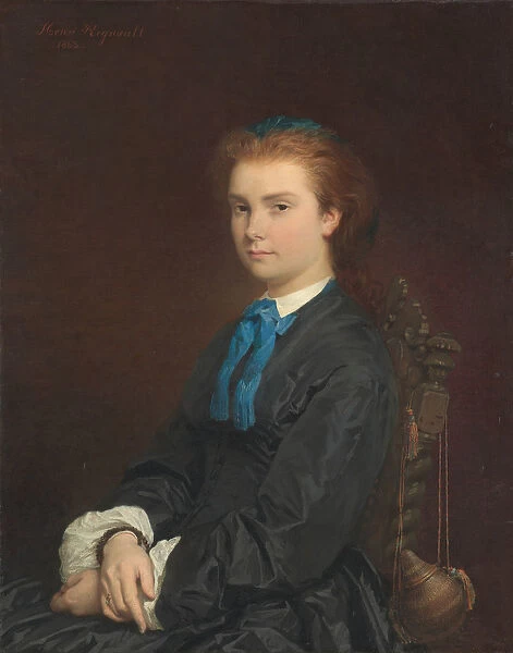 Portrait of a Young Woman, 1863 (oil on canvas)