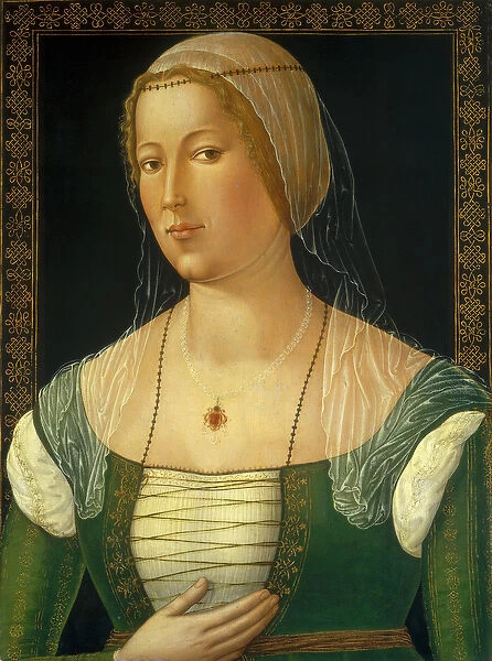 Portrait of a Young Woman, c. 1508 (oil on poplar panel)