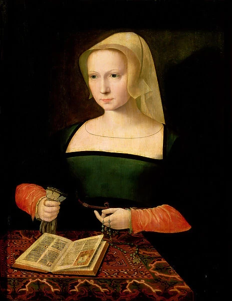 Portrait of a young woman (panel)