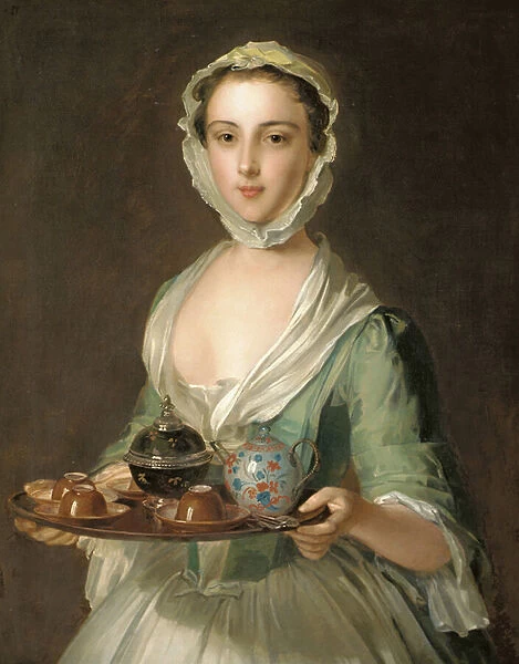 Portrait of a young woman, possibly Hannah, the artists maid