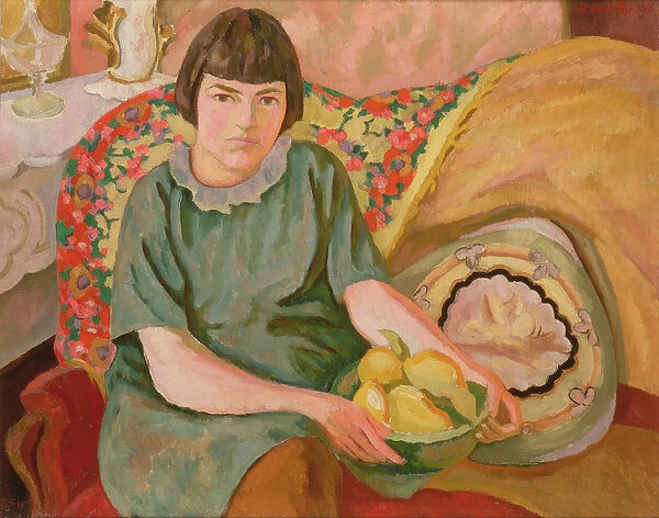 Portrait of Zoum van den Eeckhoudt, 1915 (oil on canvas)