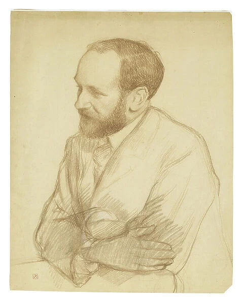 Portret of Henri Gheon (pastel on paper)