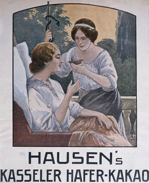 Poster advertising chocolate from Kassel, 1908 (colour litho)