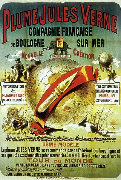 Poster to promote PLume by Jules Verne (poster)