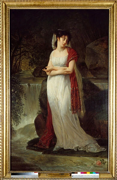 Posthumous Portrait of Christine Boyer (1776-1800) First Woman by Lucien Bonaparte
