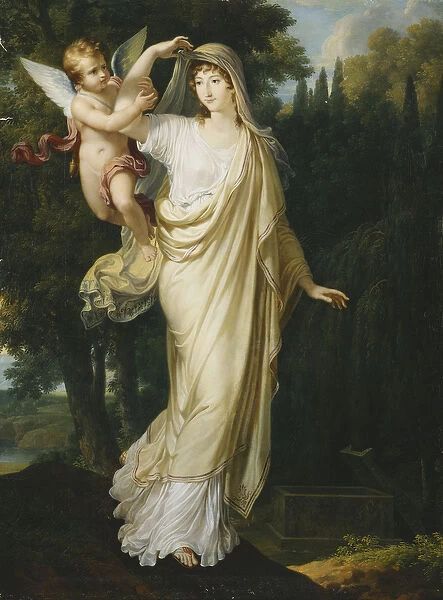 Posthumous Portrait of the Marquise Fanny Grimaldi, nee Baronne von Burkenwald