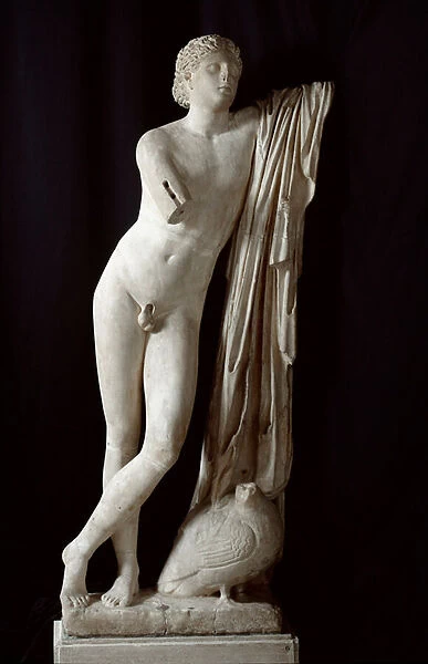 Pothos Personification of desir. Roman sculpture after the Greek original of Scopas at