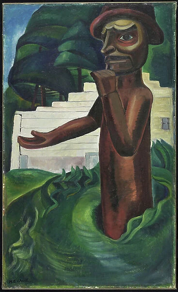 Potlatch Welcome, c.1928 (oil on canvas)