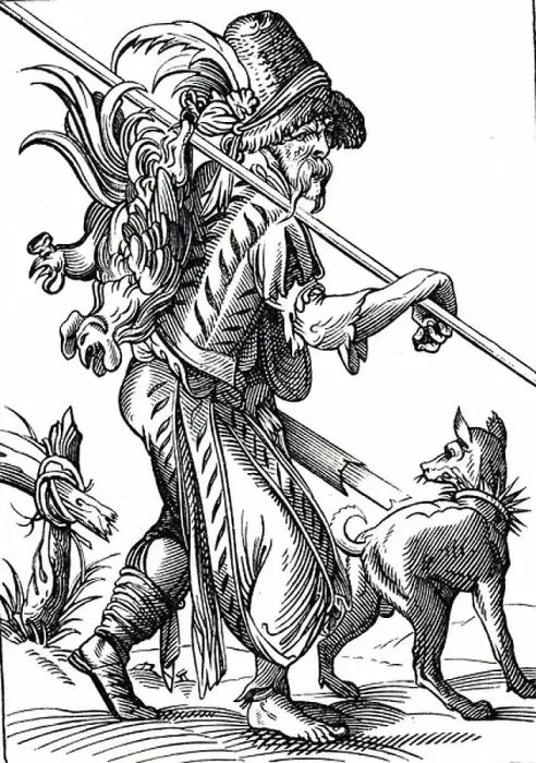 Framed Print : A poulterer