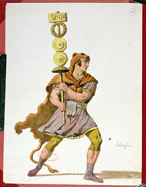 Praetorian, costume design for the first production of Caligula