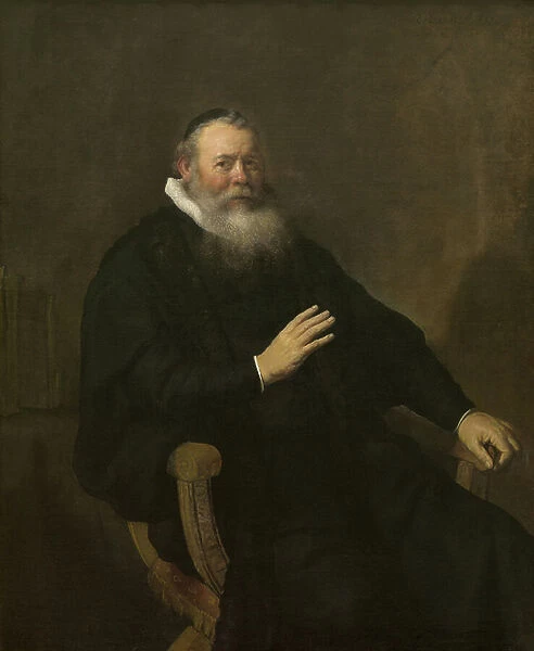 The Preacher Eleazar Swalmius, 1637 (oil on canvas)